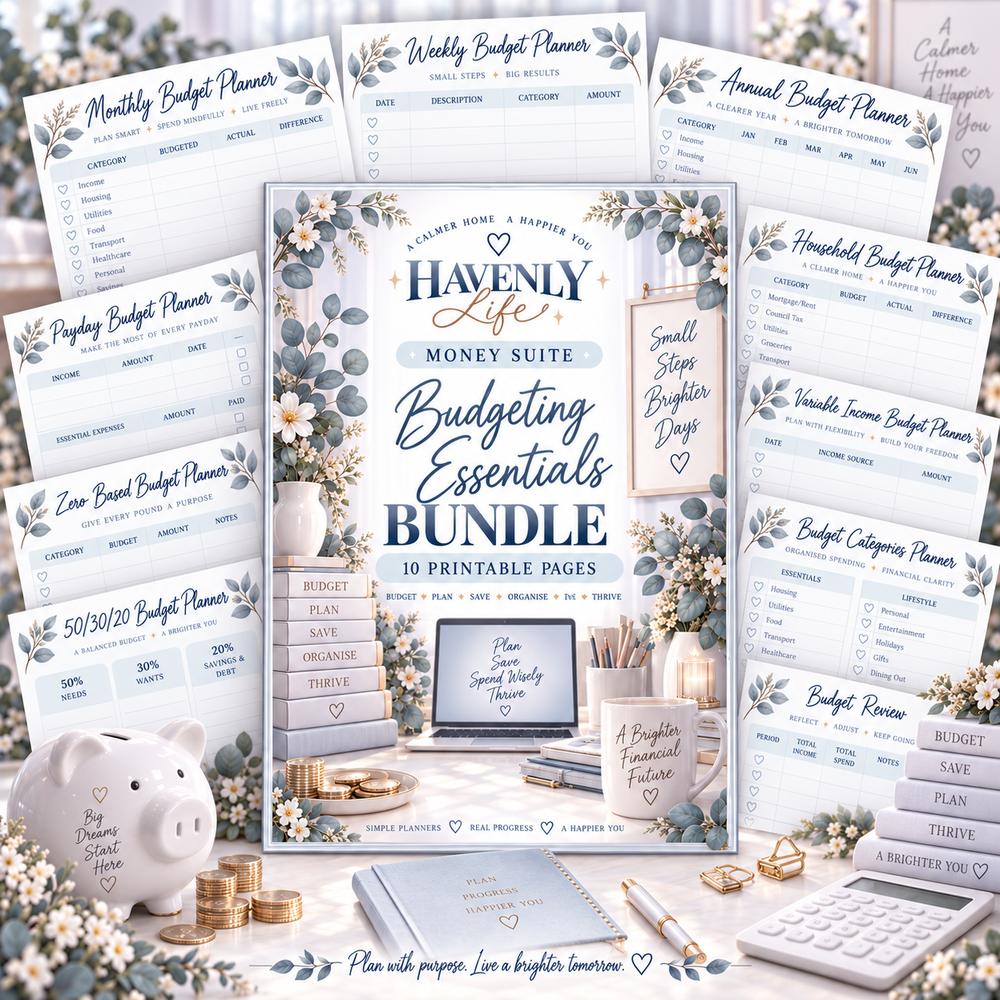 Budgeting Essentials Planning Bundle