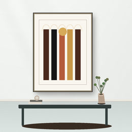 Abstract Deco Columns | The Luxe Prints