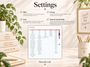 Social Media Content Planner Google Sheets
