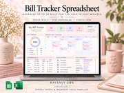 Bills Tracker Google Sheets