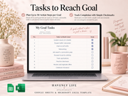Goal Planner Google Sheets