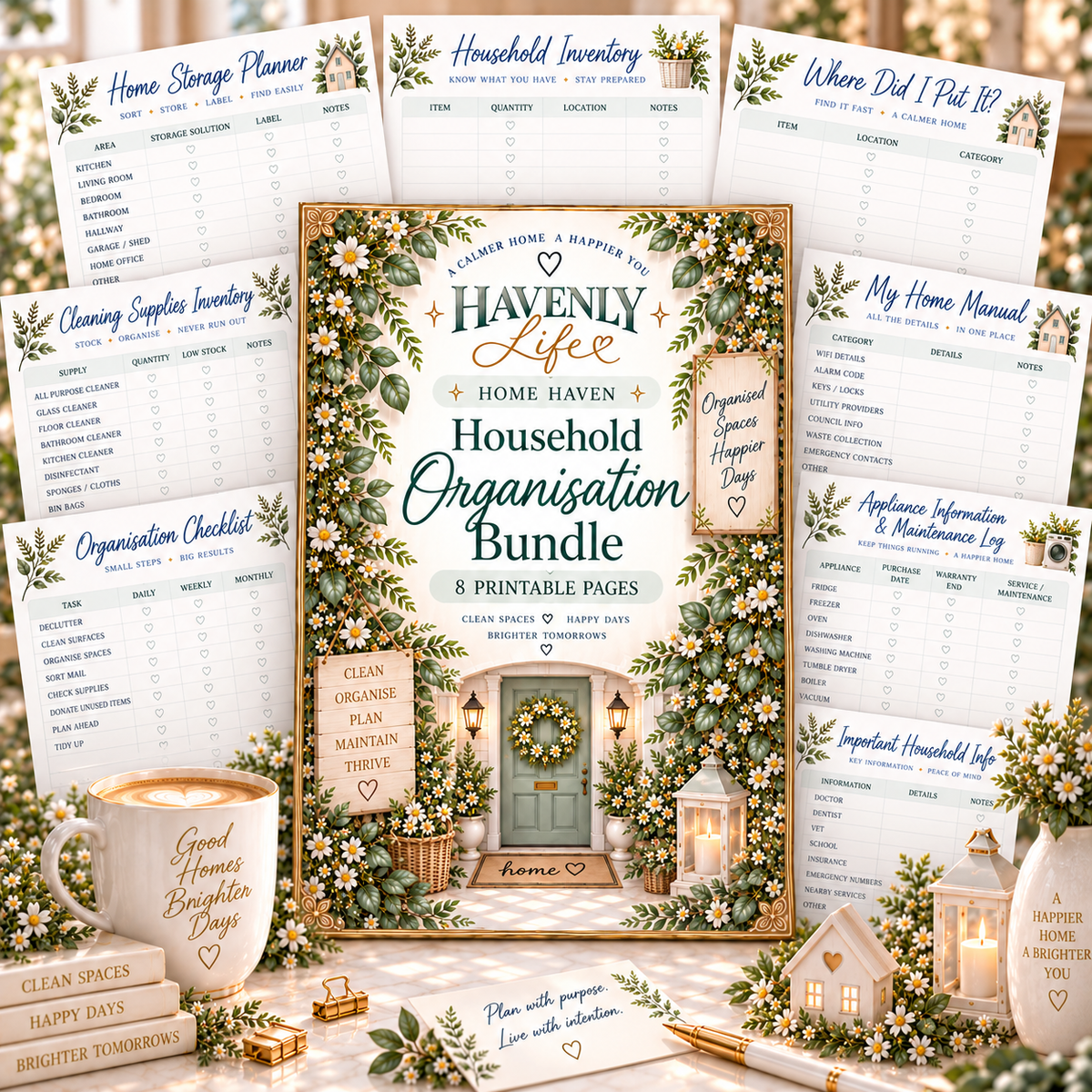 Household Organisation Planning Bundle