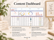 Social Media Content Planner Google Sheets