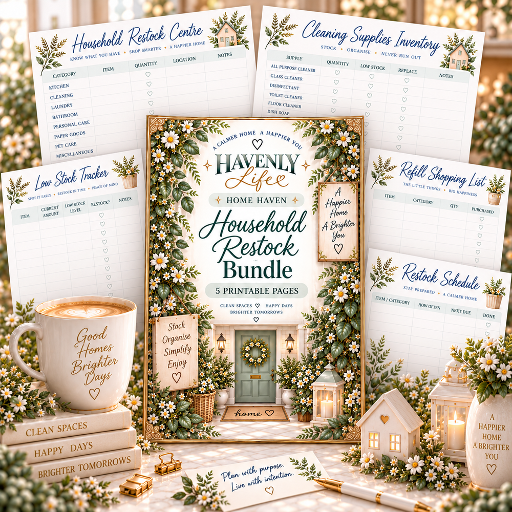 Household Restock Planning Bundle
