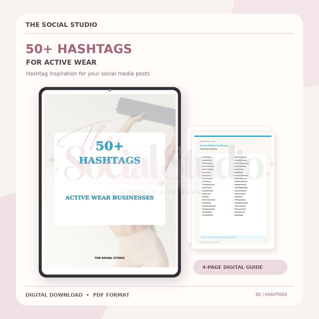 Activewear – Hashtag Pack | The Social Studio