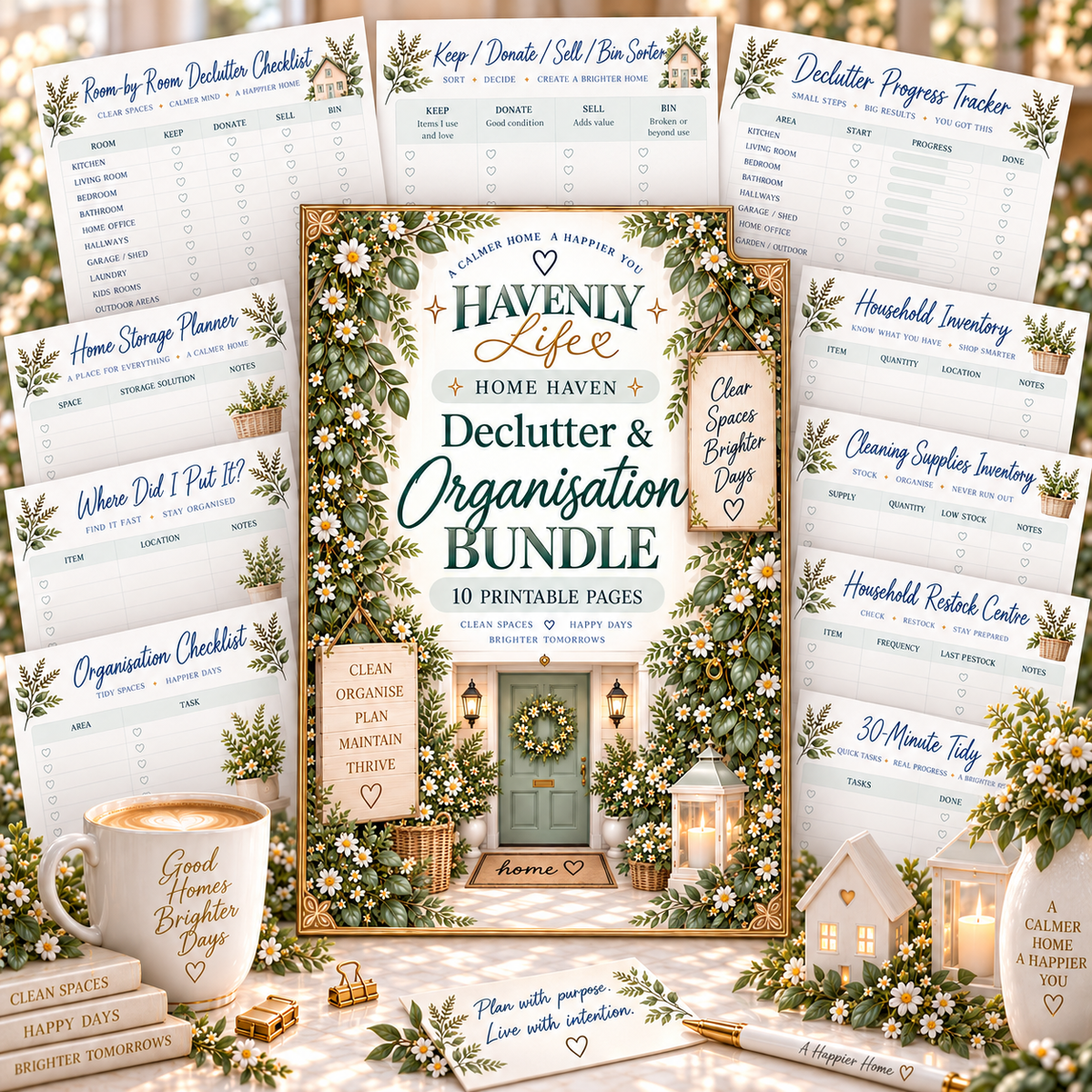 Declutter & Organisation Planning Bundle