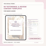 Baked Goods – Testimonial & Review Content Templates