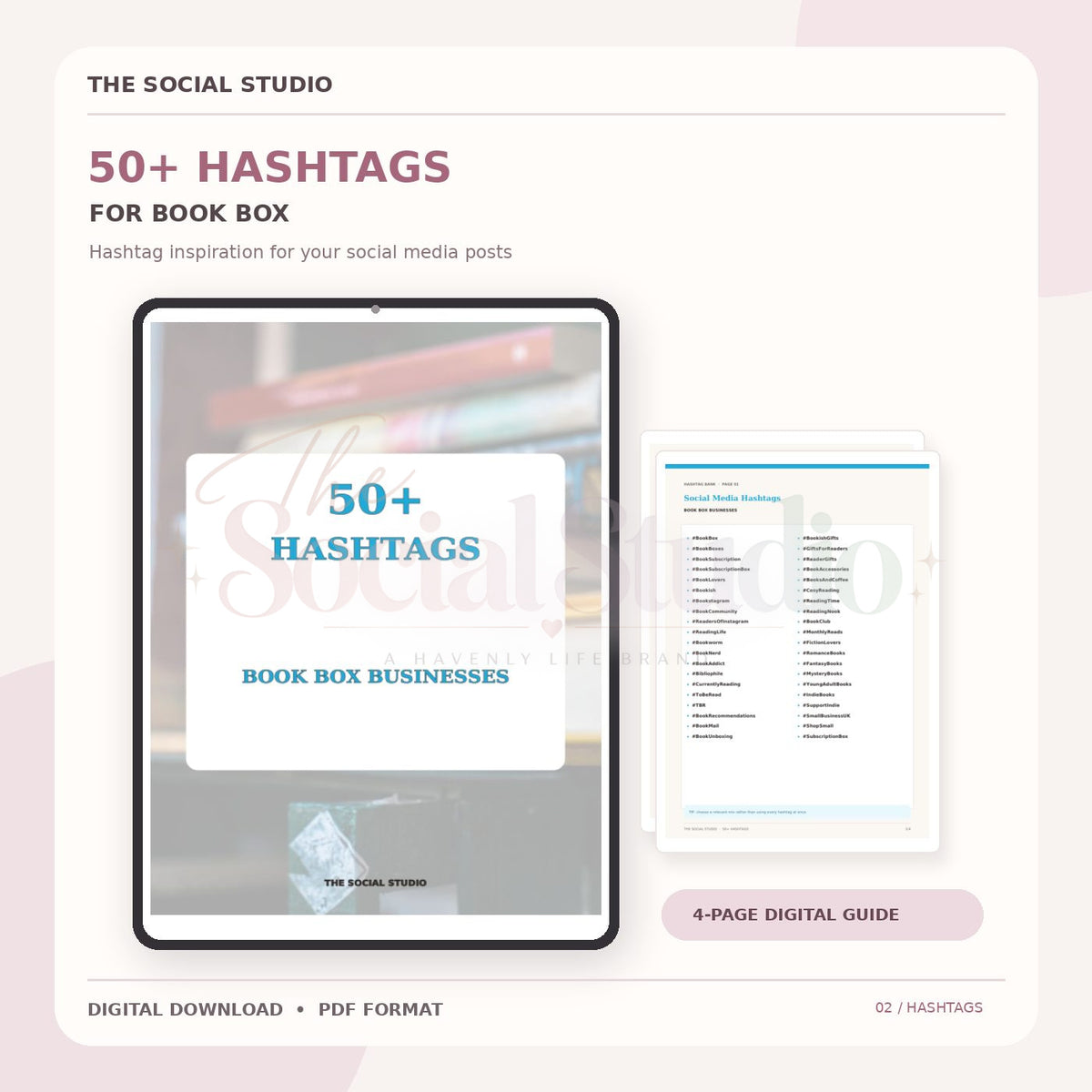 Book Boxes – Hashtag Pack | The Social Studio