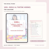 Childcare – 100+ Reels & TikTok Hooks