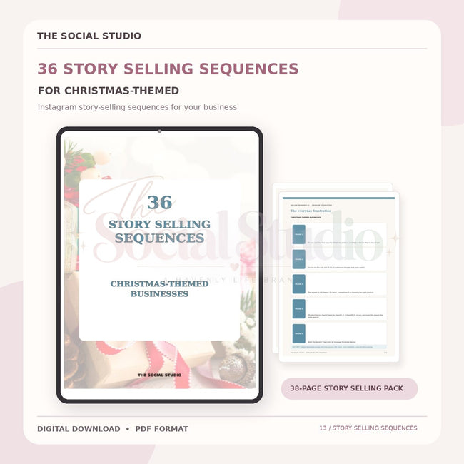 Christmas Theme – Instagram Story Selling Sequences | The Social Studio