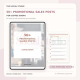 Coffee Shops – Promotional & Sales Post Templates