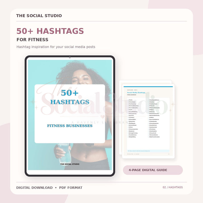 Fitness – Hashtag Pack | The Social Studio