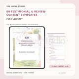 Floristry – Testimonial & Review Content Templates