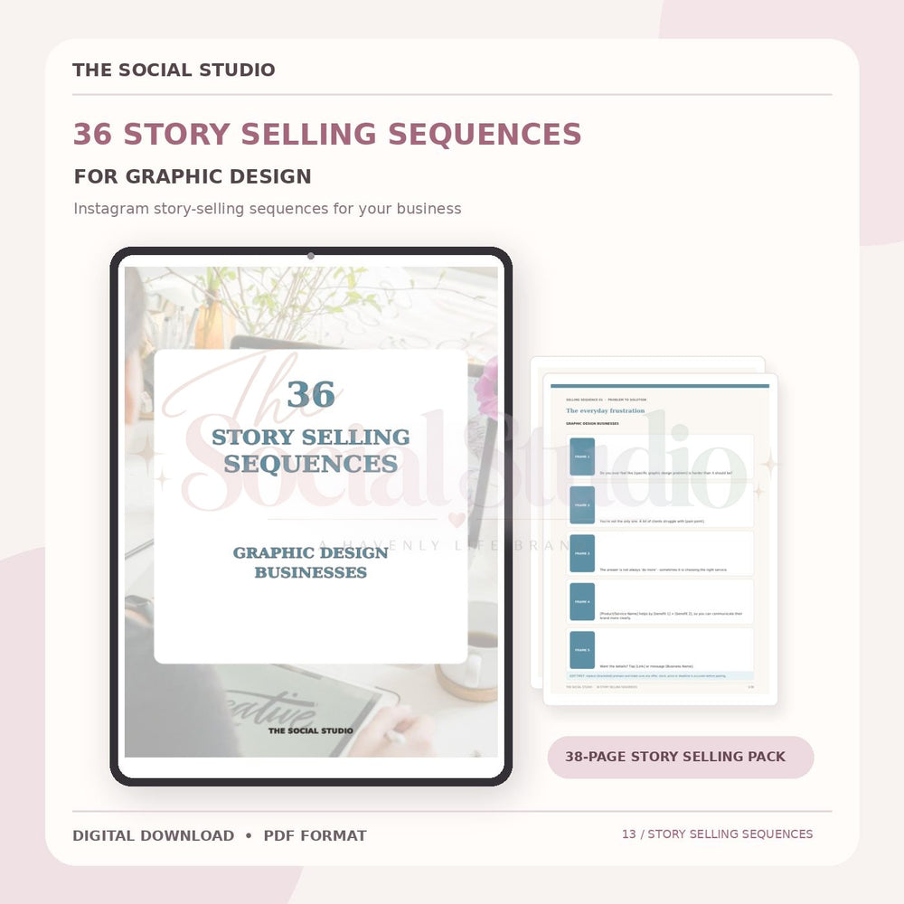 Graphic Designer – Instagram Story Selling Sequences | The Social Studio
