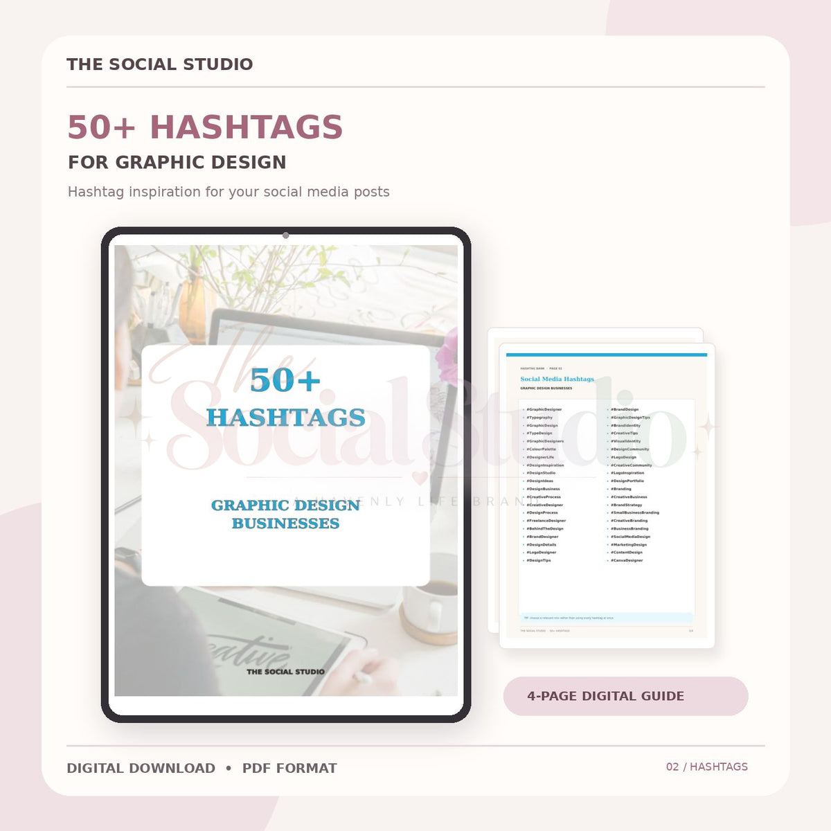 Graphic Designer – Hashtag Pack | The Social Studio