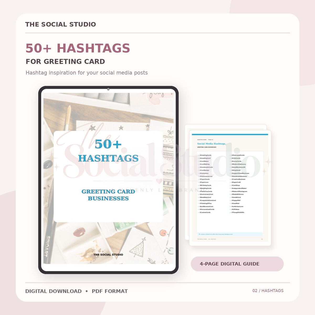 Greeting Cards – Hashtag Pack | The Social Studio