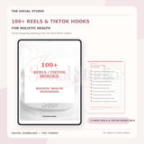Holistic Health – 100+ Reels & TikTok Hooks
