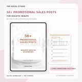 Holistic Health – Promotional & Sales Post Templates