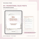 Interior Designers – Promotional & Sales Post Templates