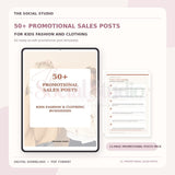 Kids Fashion & Clothing – Promotional & Sales Post Templates