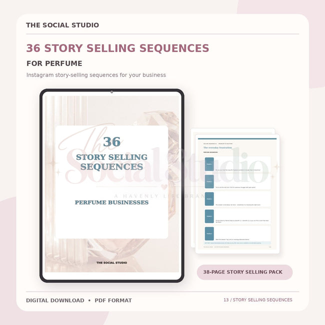Perfume – Instagram Story Selling Sequences | The Social Studio