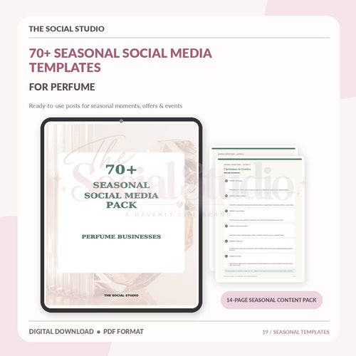 Perfume – Seasonal Social Media Pack | The Social Studio