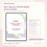 Pet Accessories – 100+ Reels & TikTok Hooks