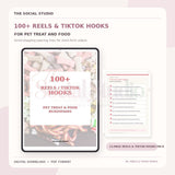 Pet Treats and Food – 100+ Reels & TikTok Hooks