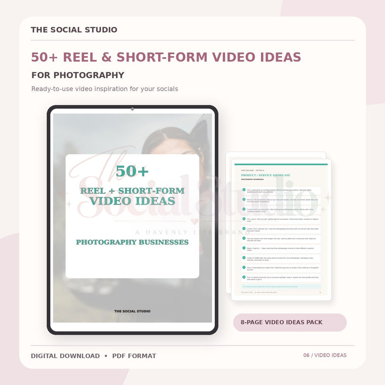 Reel & Short-Form Video Ideas