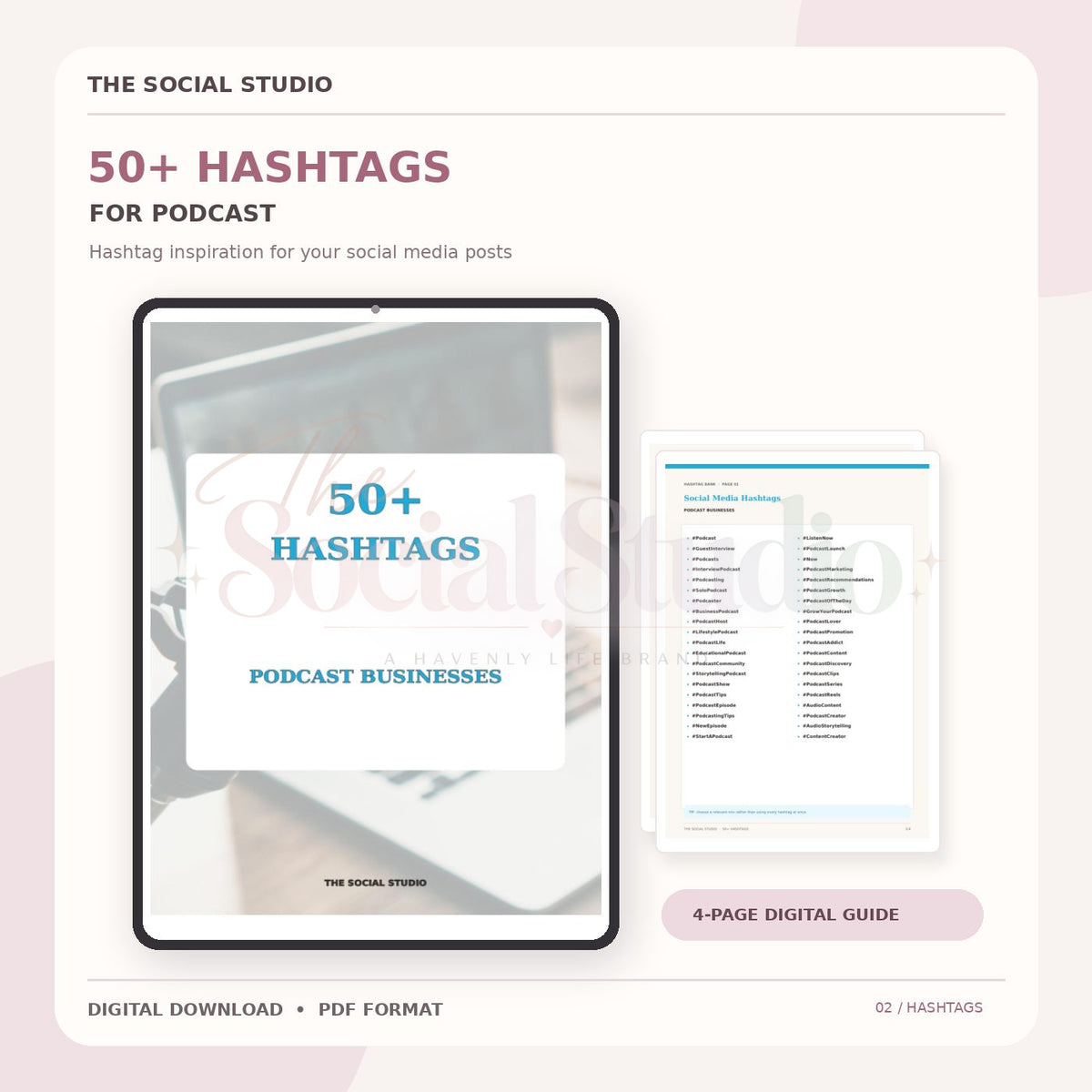 Podcasts – Hashtag Pack | The Social Studio