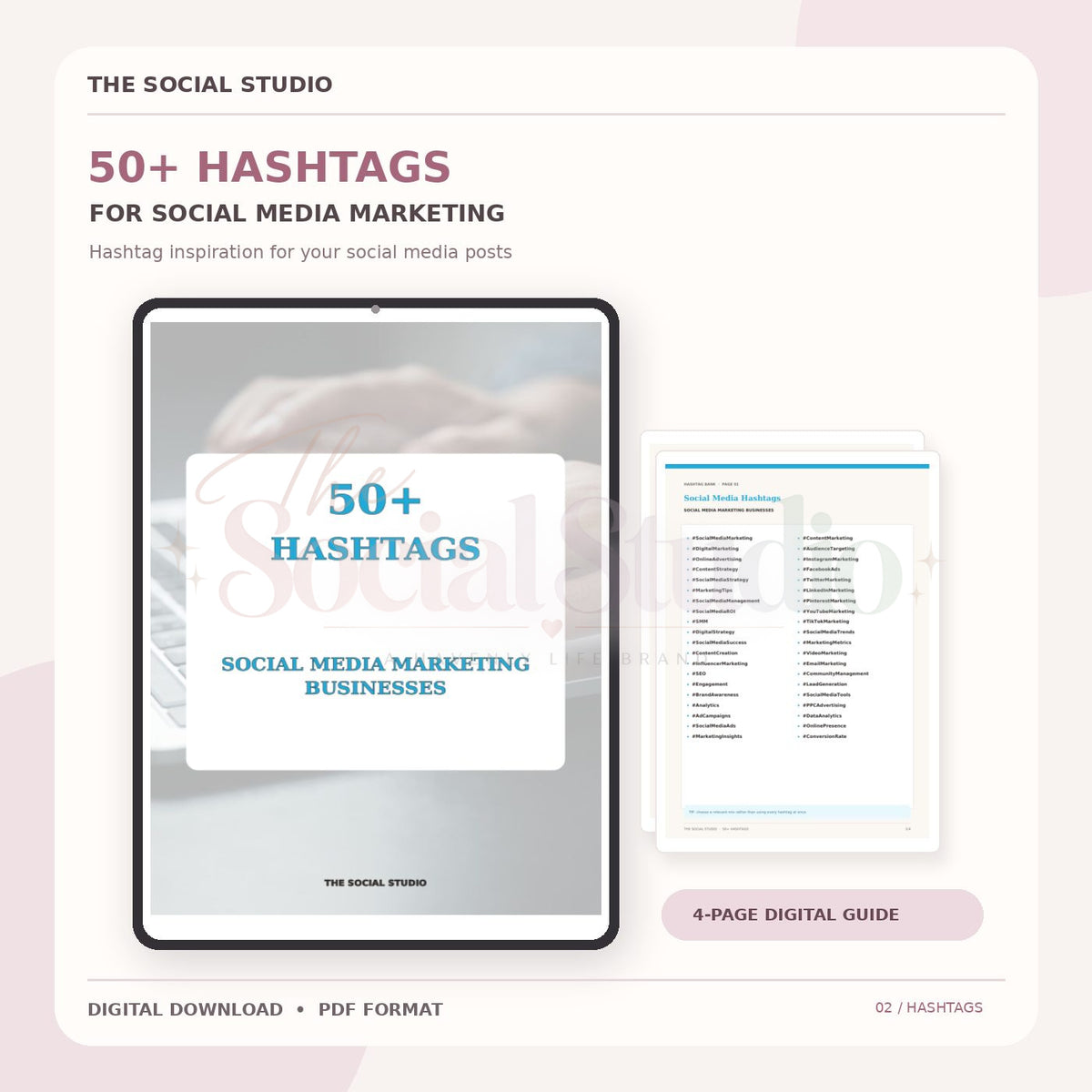 Social Media Marketing – Hashtag Pack | The Social Studio