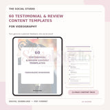 Videography – Testimonial & Review Content Templates