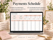 Debt Pay Off Planner Google Sheets