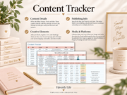 Social Media Content Planner Google Sheets
