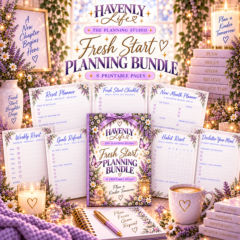 Fresh Start Planning Bundle
